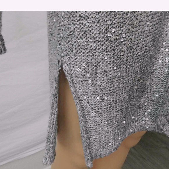 White House Black Market Sequined Open Front Cardigan size medium - Picture 5 of 10